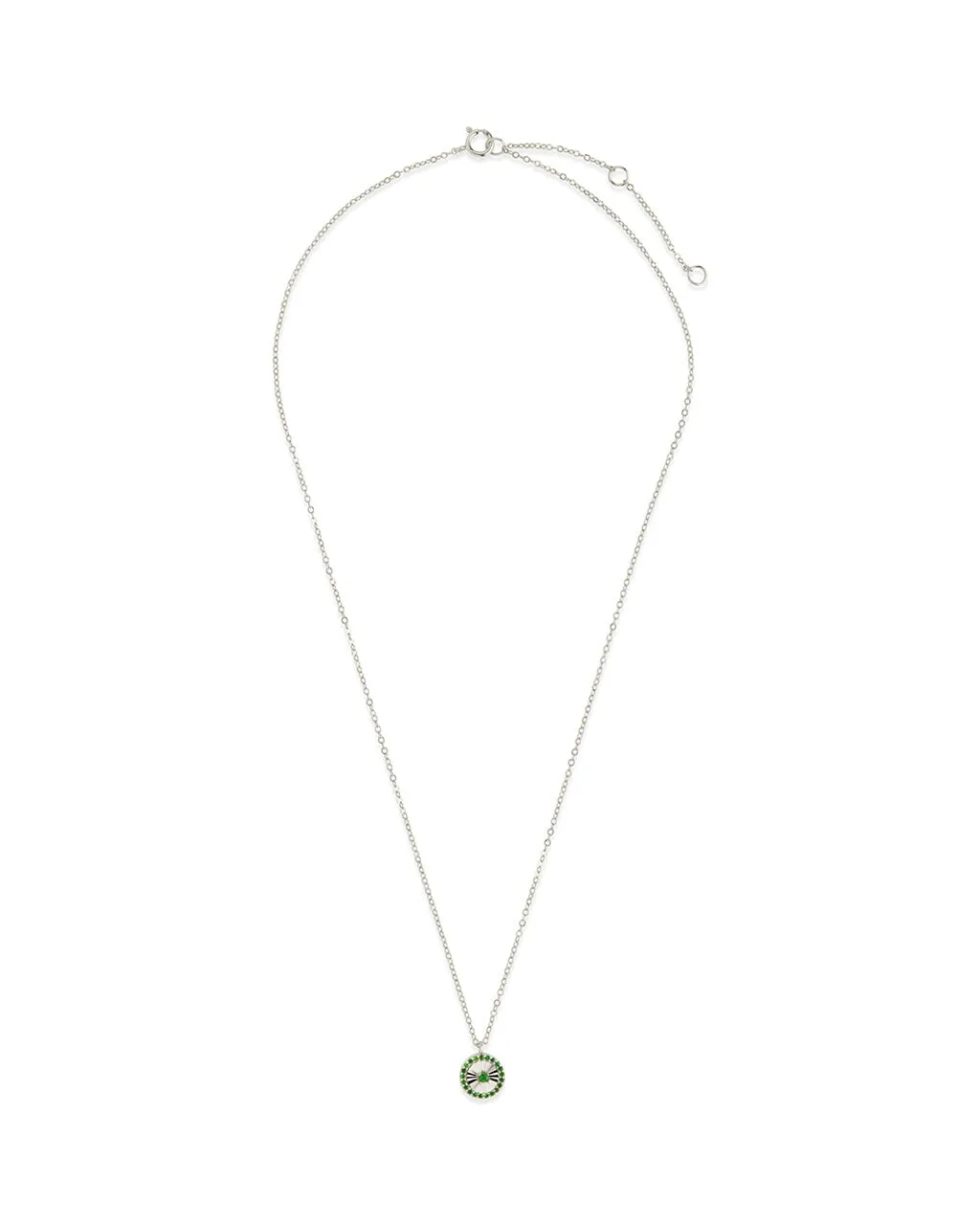 Katrina Emerald CZ Pendant Necklace
