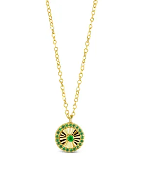 Katrina Emerald CZ Pendant Necklace