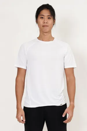 Keegan Short Sleeve Running Top (White)