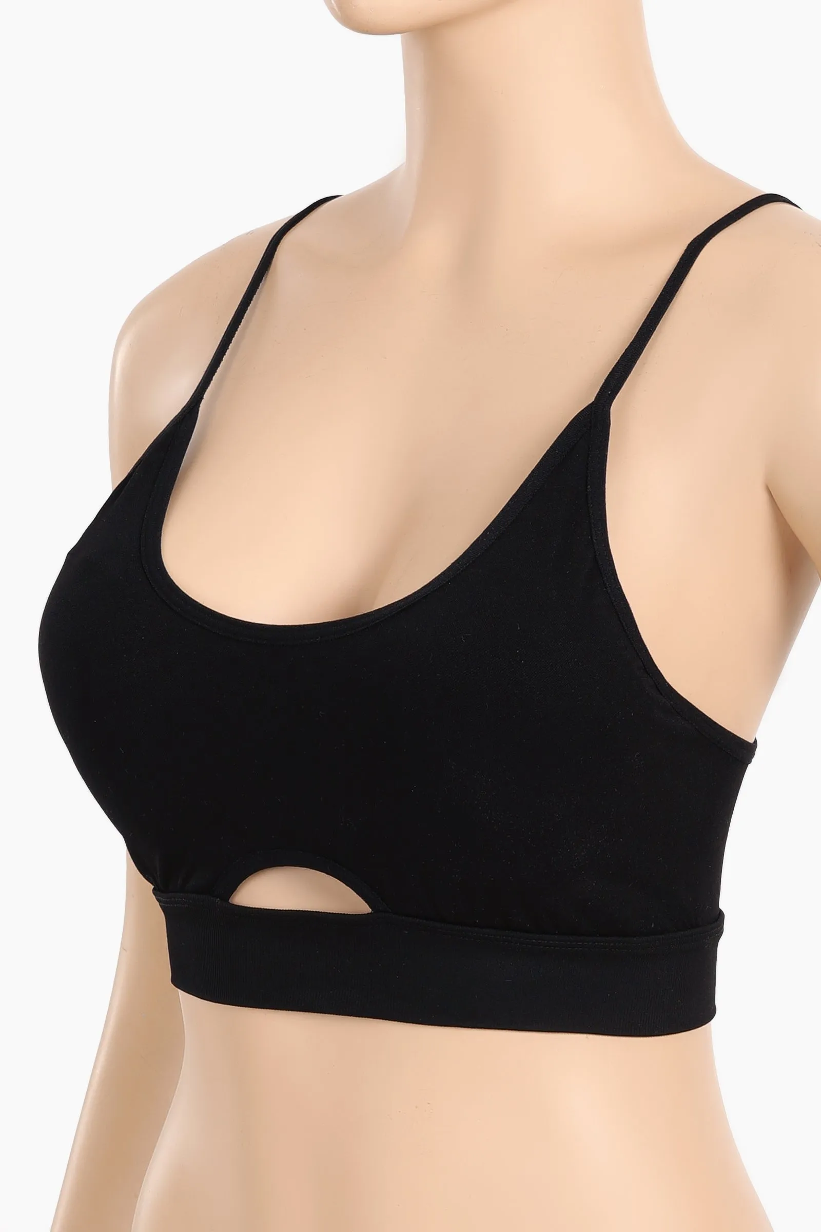 Keyhole Slip-On Bra