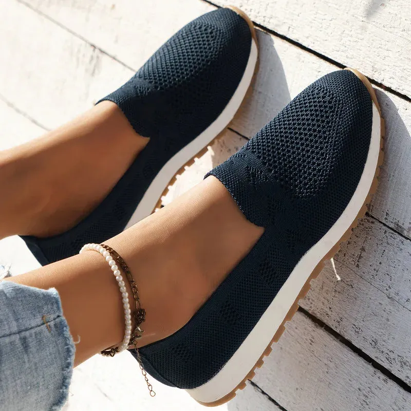 Knitted Slip-On Everyday Sneakers