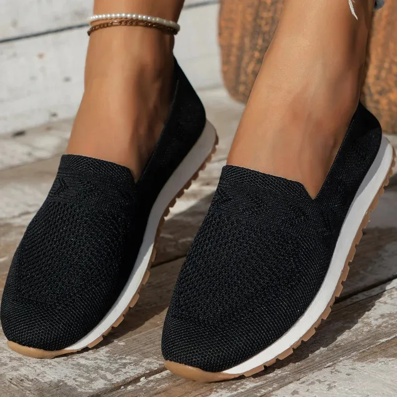 Knitted Slip-On Everyday Sneakers