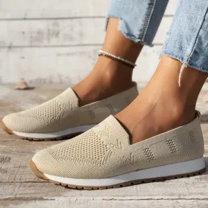Knitted Slip-On Everyday Sneakers