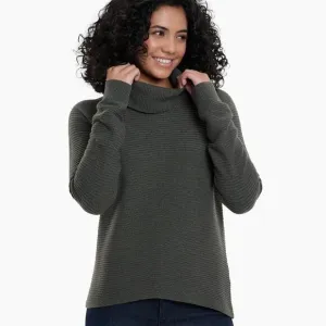 KUHL Solace Cowl Neck Merino Wool Blend Sweater