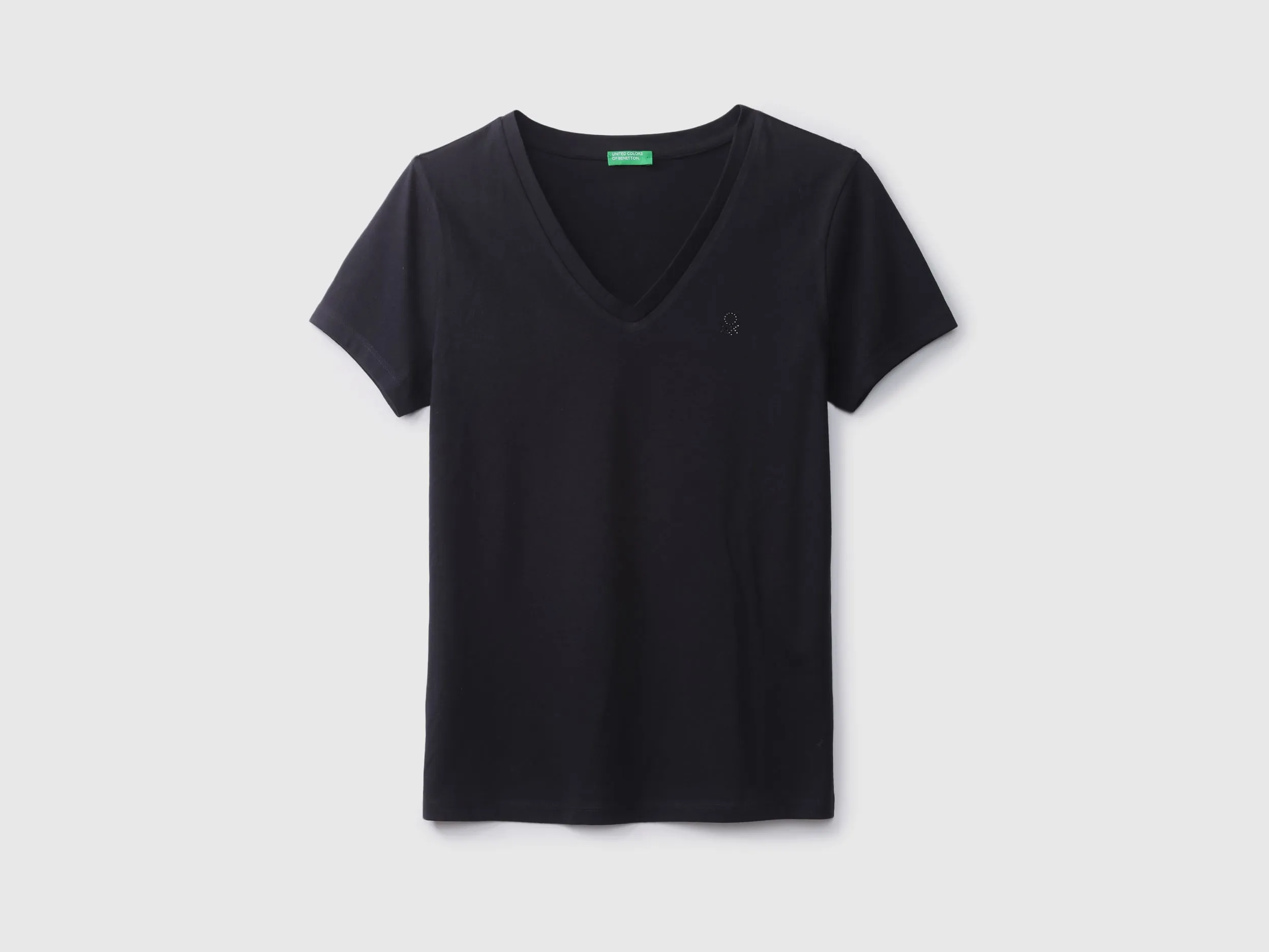 Ladies Round Neck Solid T-Shirt