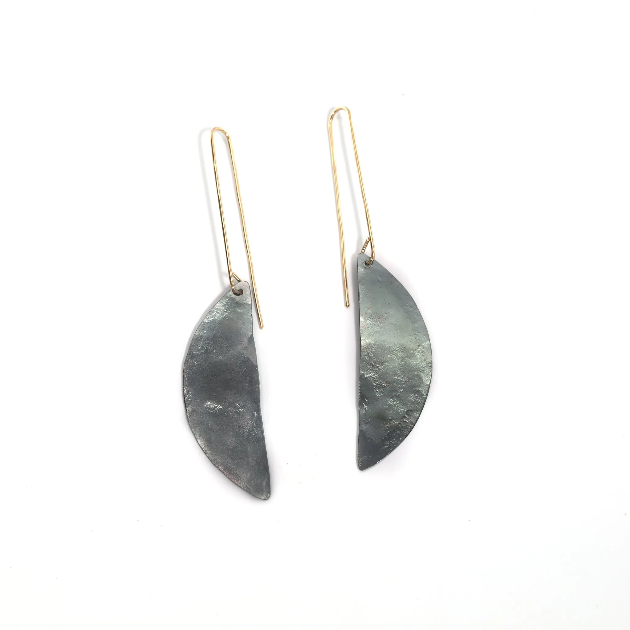 Leaf Drop Slider Earrings