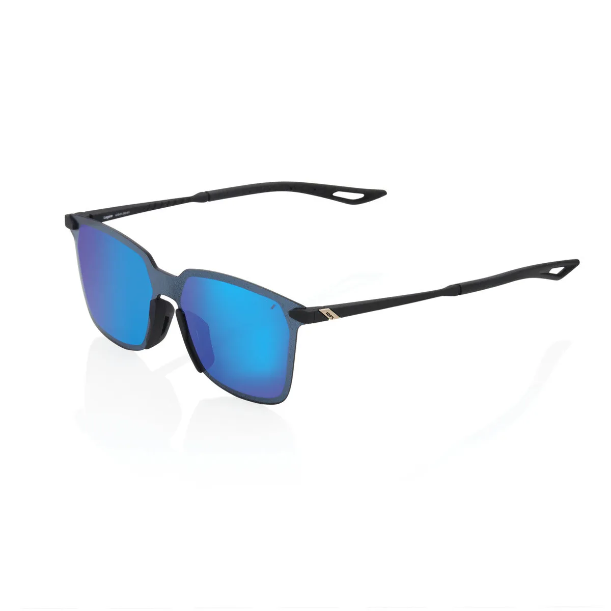 LEGERE SQUARE - Soft Tact Black - Blue Multilayer Mirror Lens