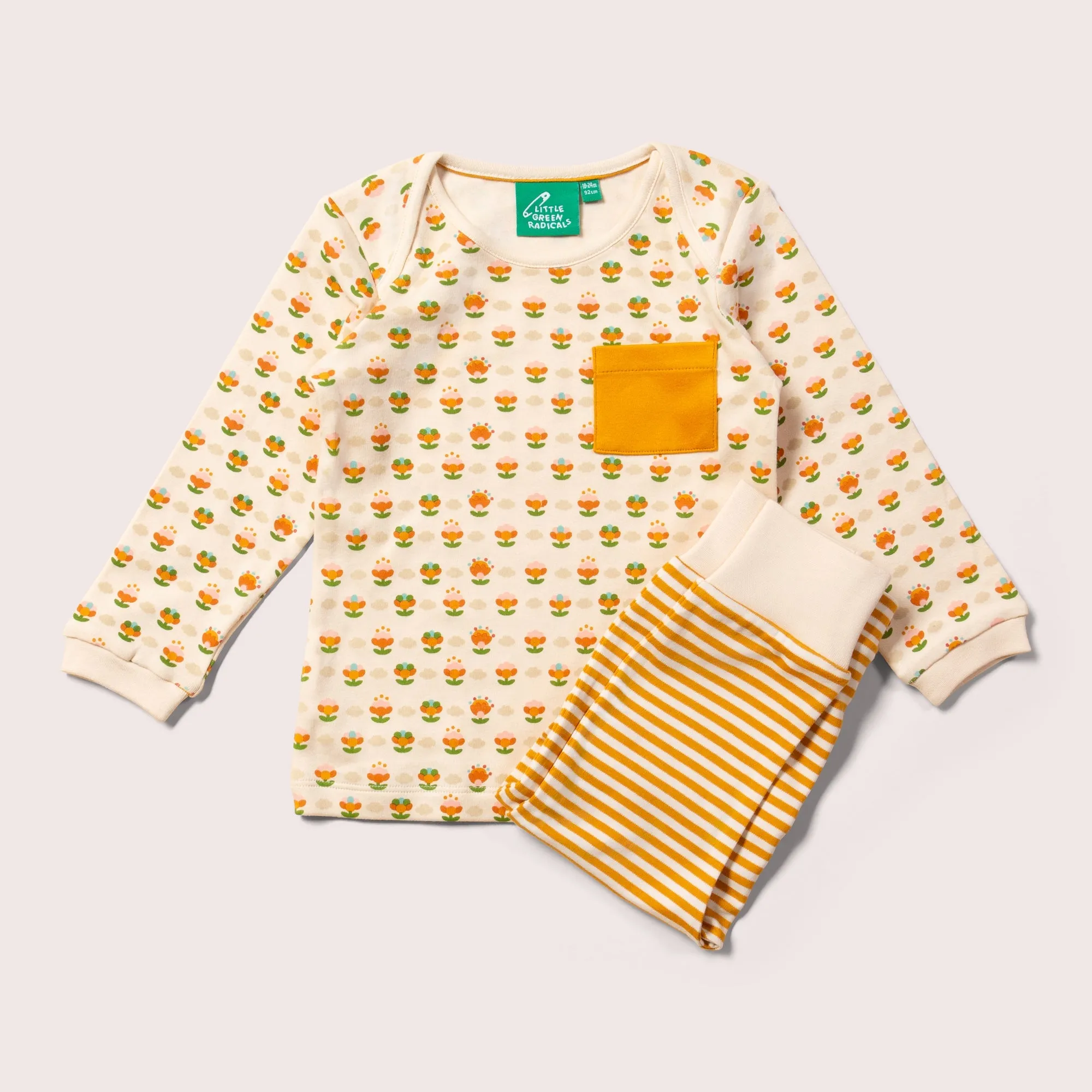 Little Blooms Organic T-Shirt & Jogger Playset