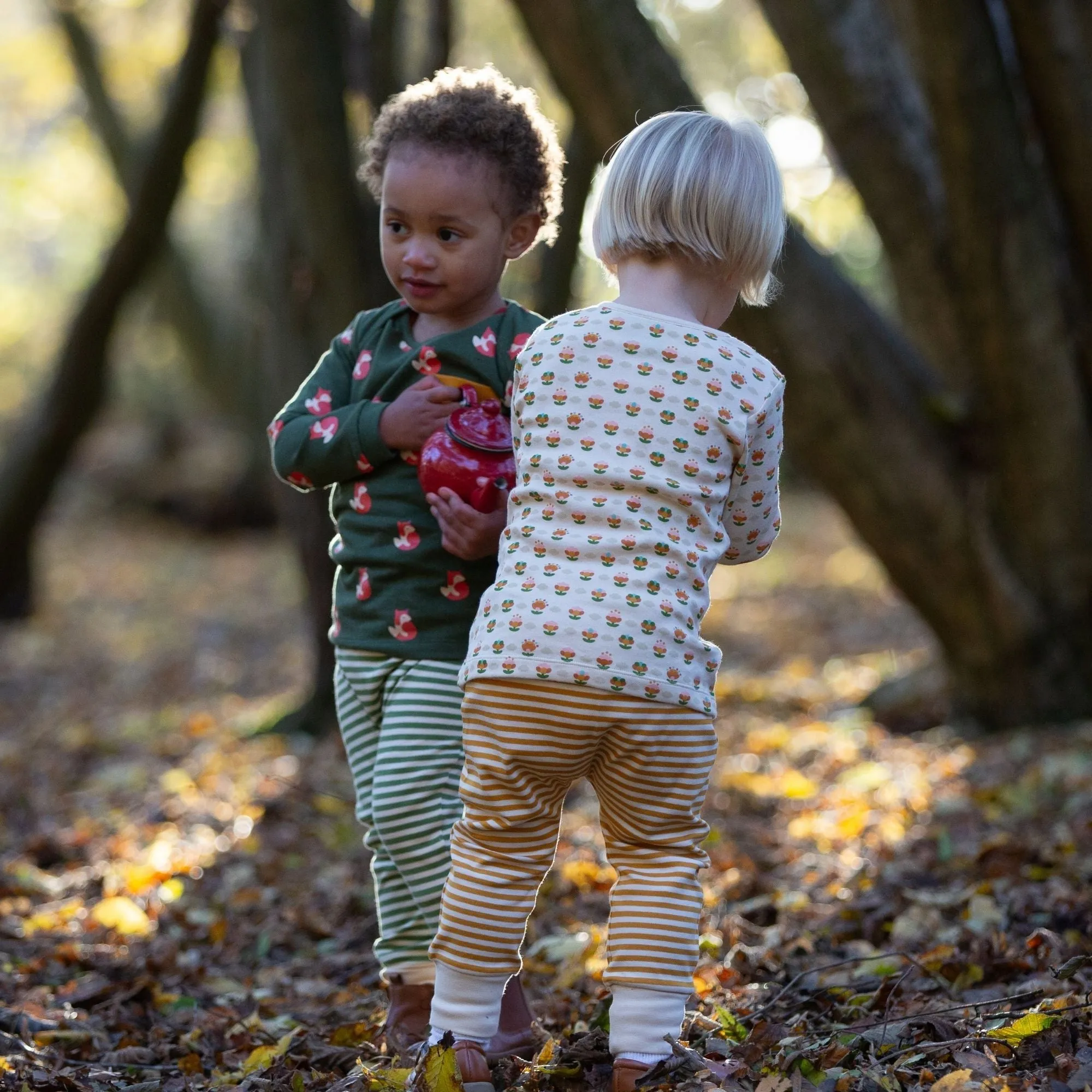 Little Blooms Organic T-Shirt & Jogger Playset
