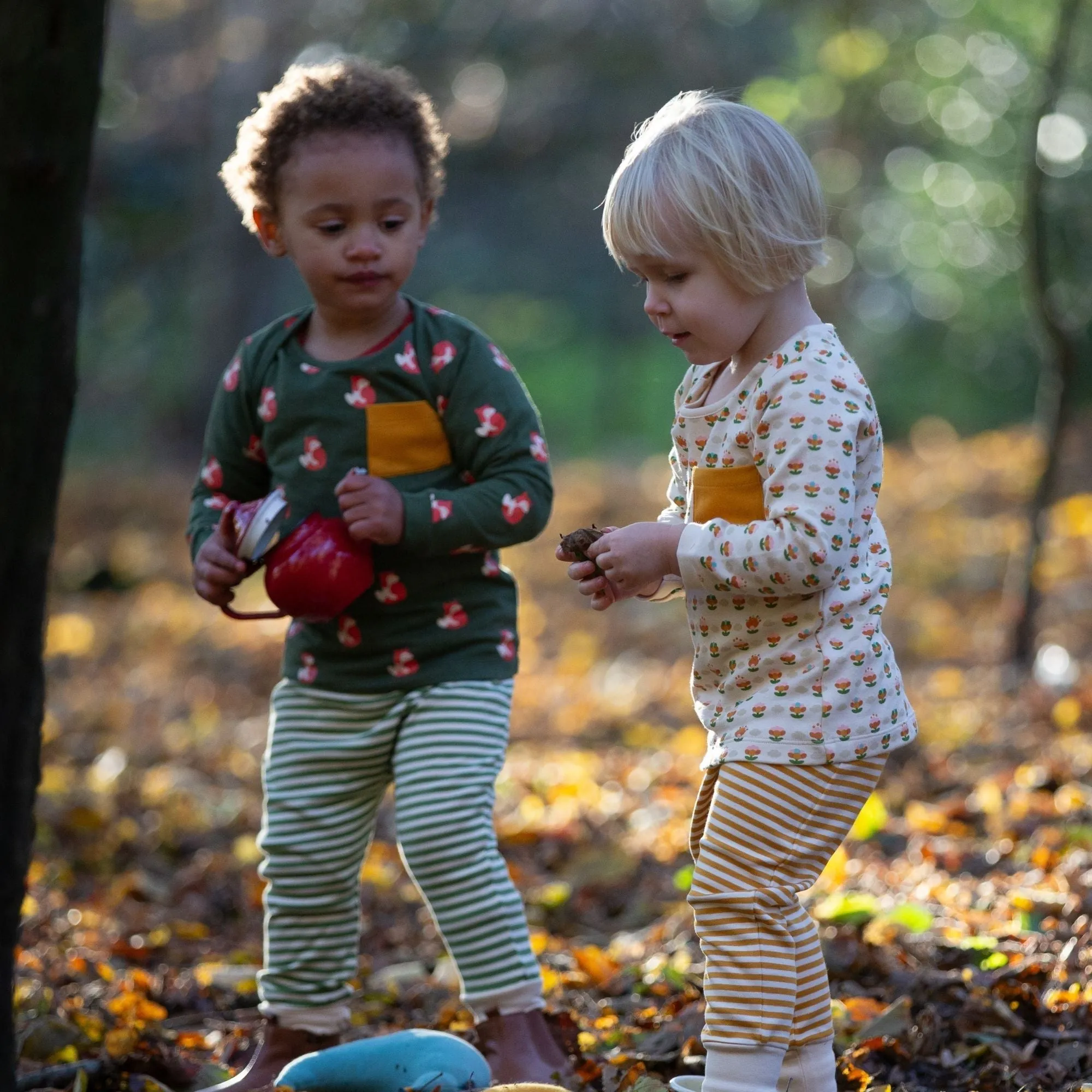 Little Blooms Organic T-Shirt & Jogger Playset