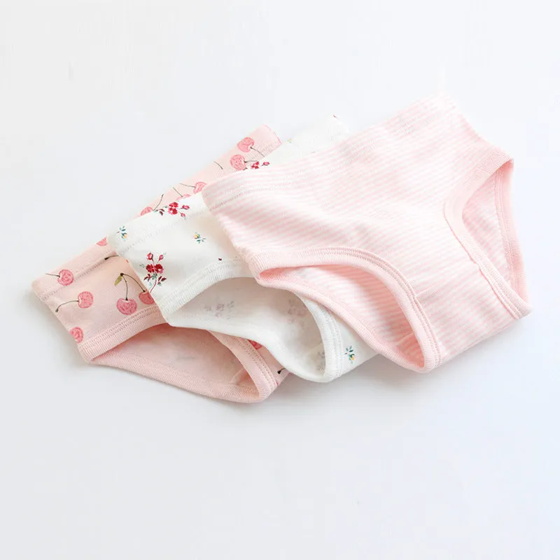 Little Girls Soft Cotton 5- Pack Underwear