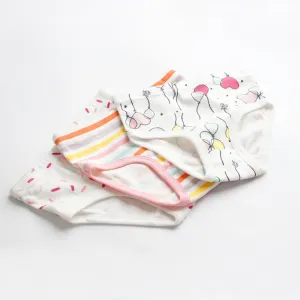 Little Girls Soft Cotton 5- Pack Underwear