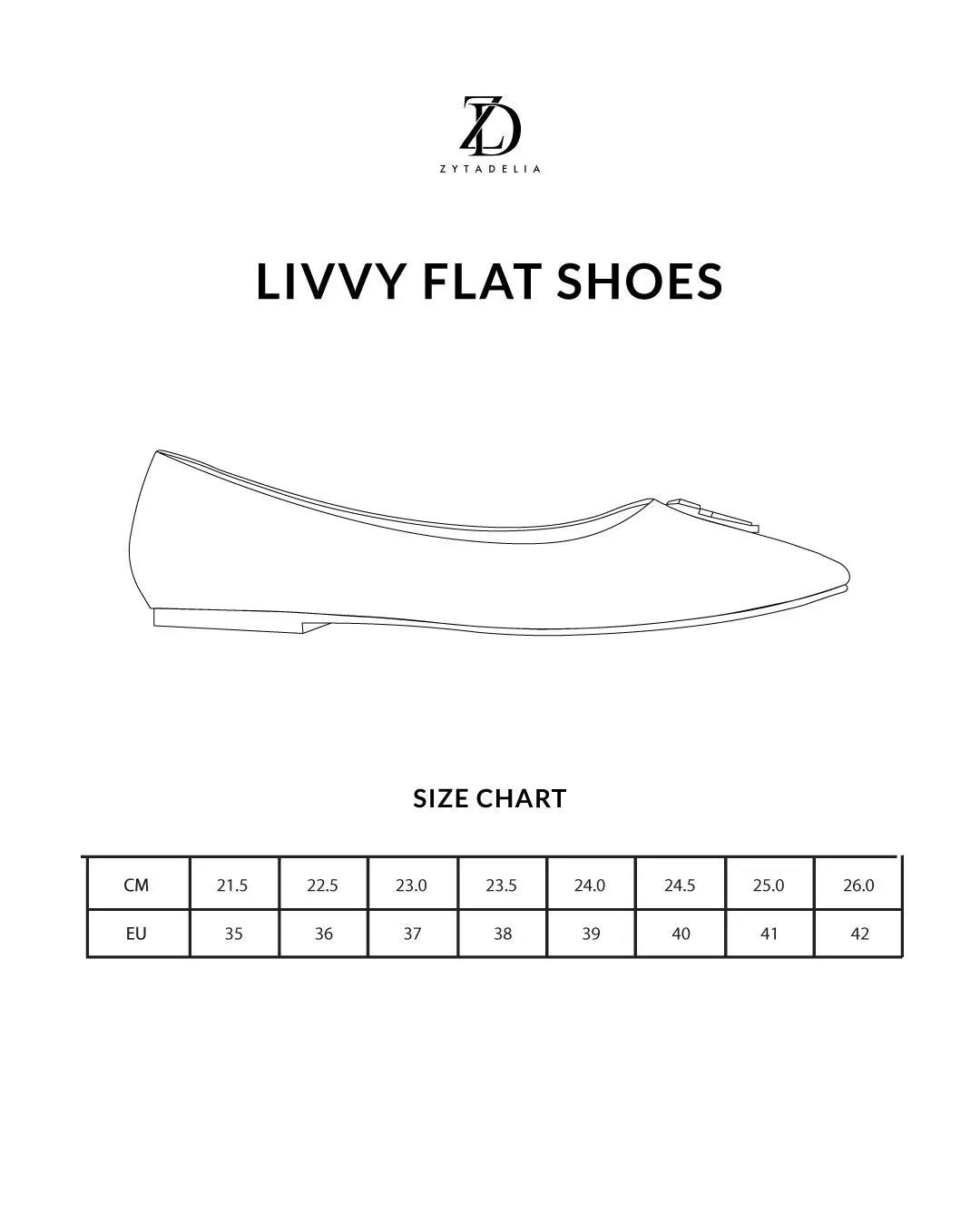 Livvy Flat Shoes - Ash Rose