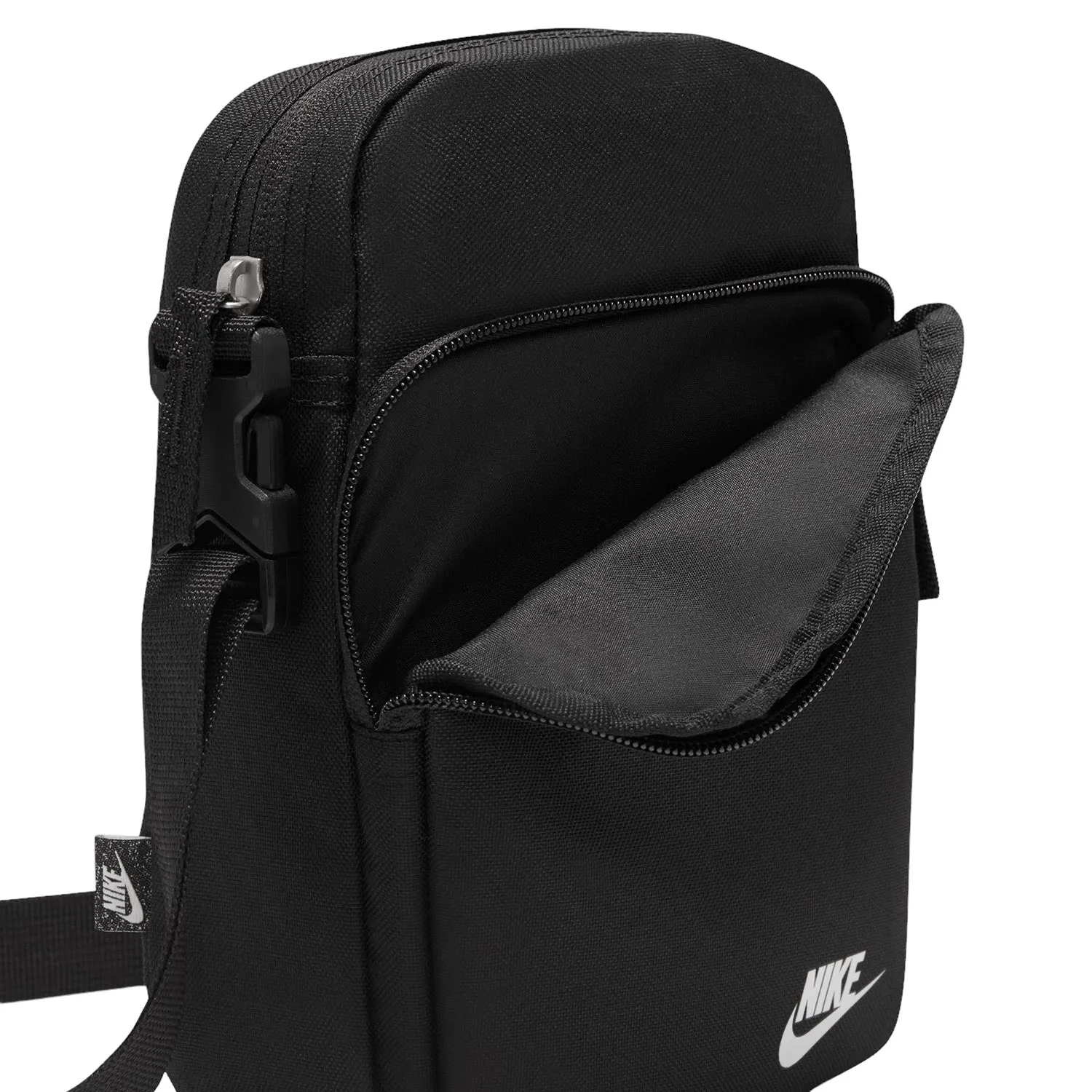 MARSUPIO NIKE TRACOLLA RUNNING RUN BLACK NERO WHITE SWOOSH