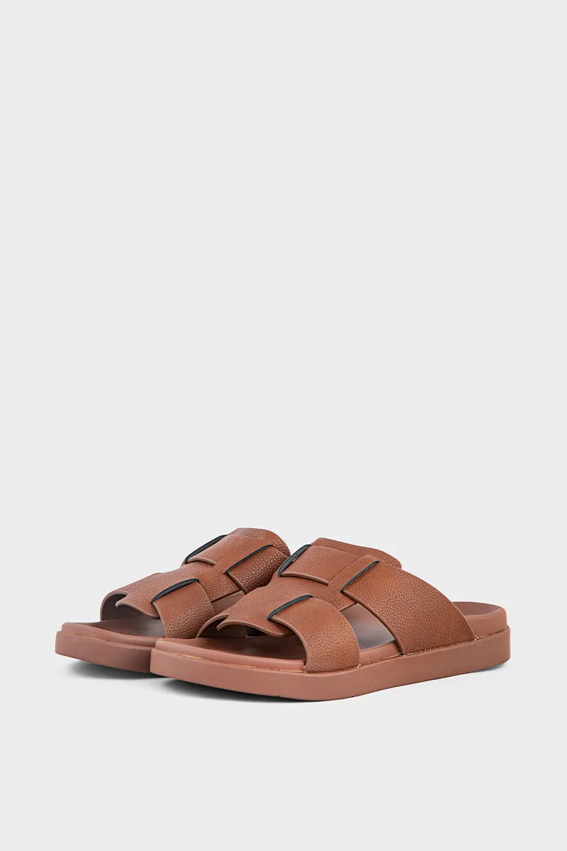 Men Casual Slip On MO1009-Brown