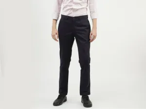 Men Solid Slim Fit Trousers