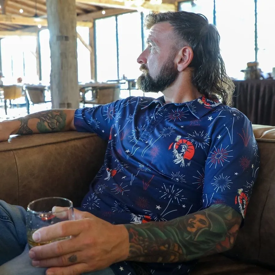 Men's Polo - Toast Of Freedom