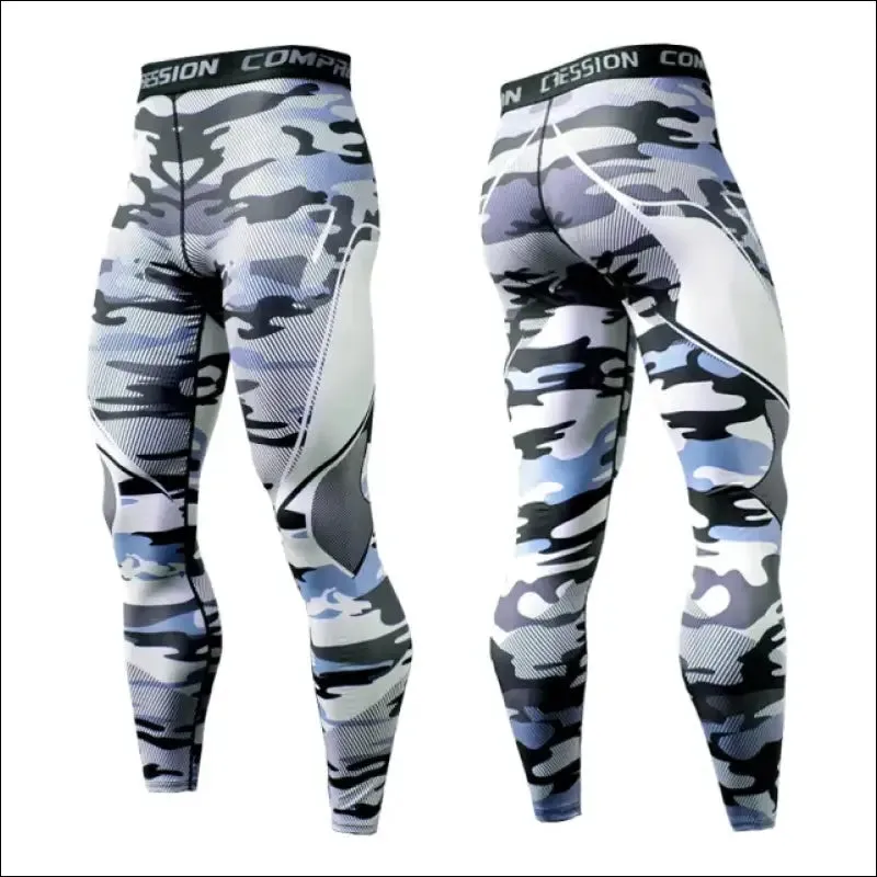 Men's running leggings sportswear quick dry gym fitness tights workout training jogging sports