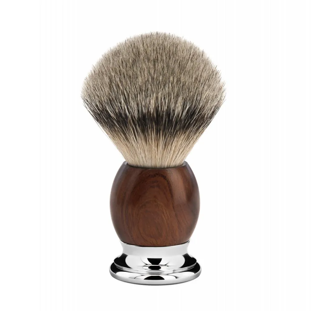 MÜHLE SOPHIST 4 Pc. Shaving Set, Silvertip Badger / Safety Razor, Ironwood