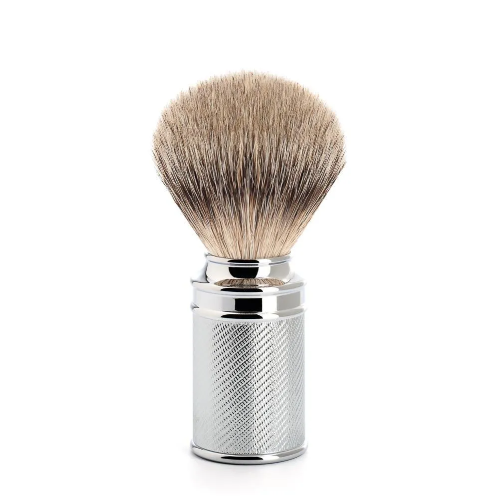 MÜHLE TRADITIONAL 3 Pc. Shaving Set, Silvertip Badger / Safety Razor, Open Comb, Chrome