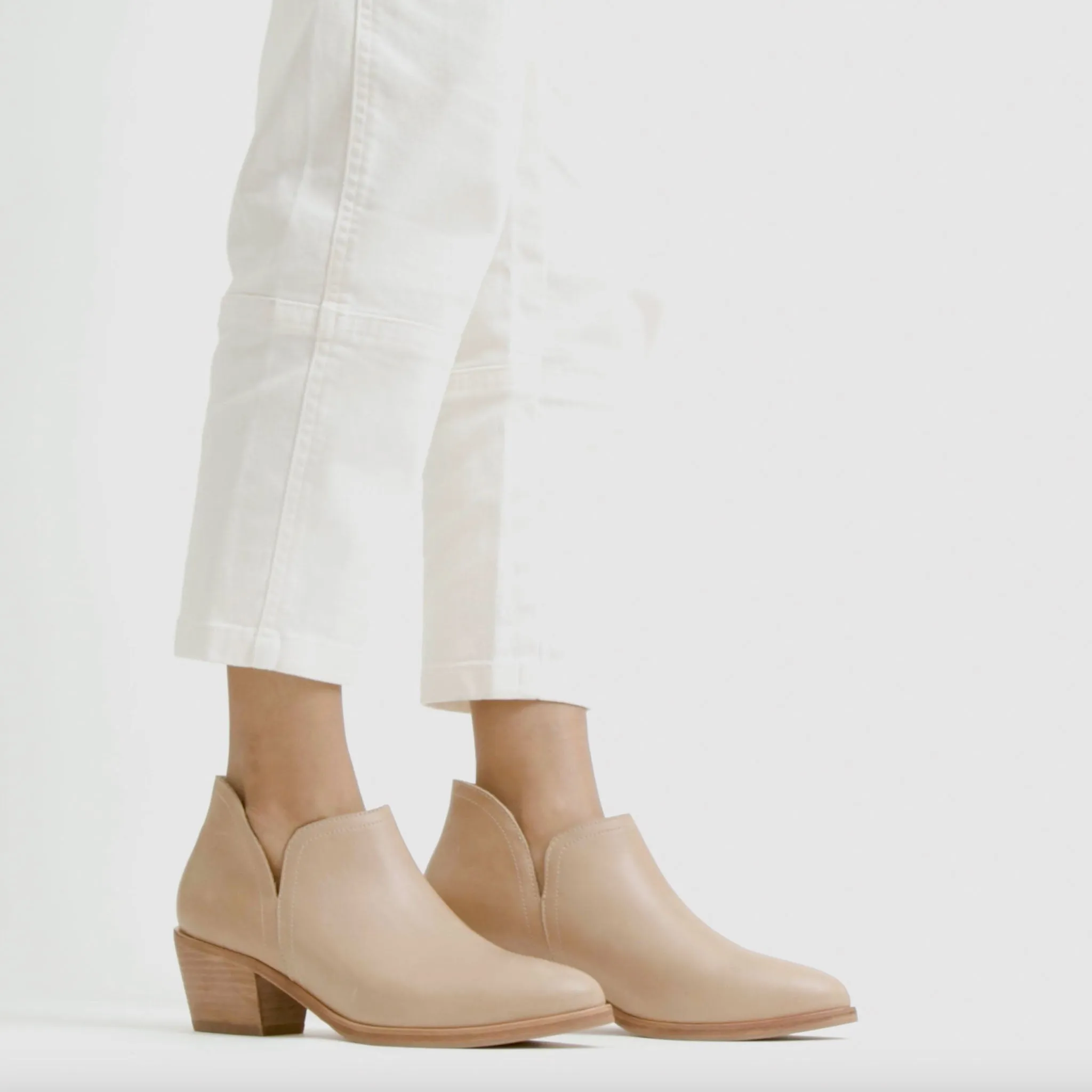 Mia Everyday Ankle Bootie Almond