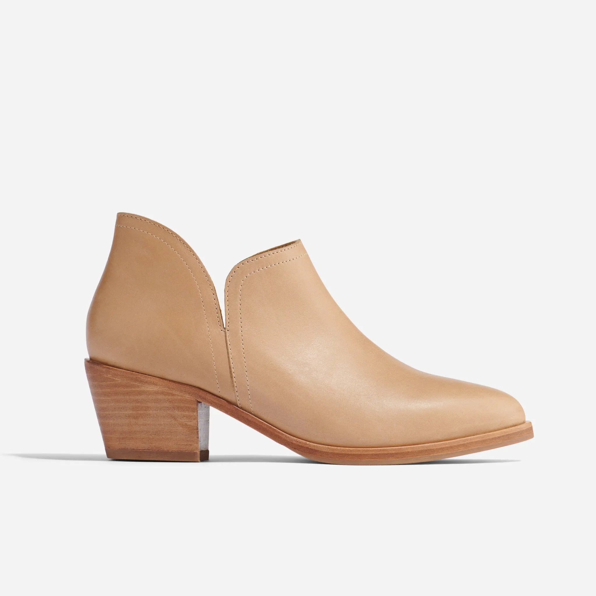 Mia Everyday Ankle Bootie Almond