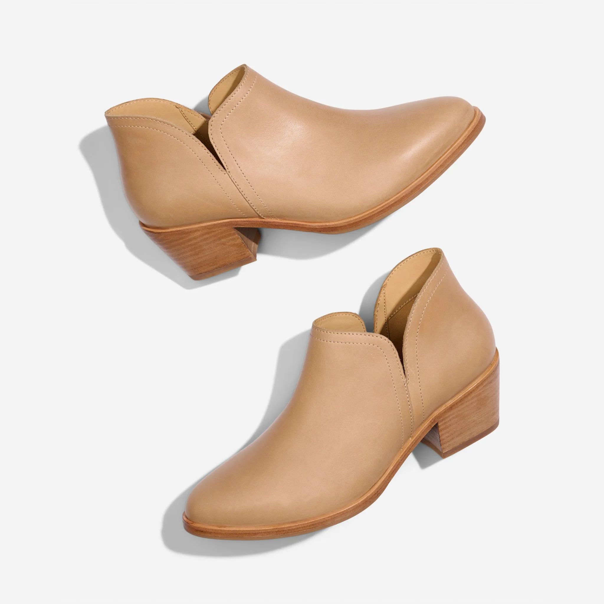 Mia Everyday Ankle Bootie Almond
