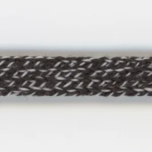 Mingle Flat Cord #102 Carbon Gray