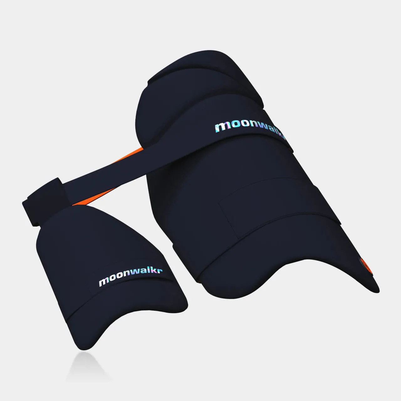 Moonwalkr 2.0 Cricket Batting Combo Thigh Guard Pad Navy Blue