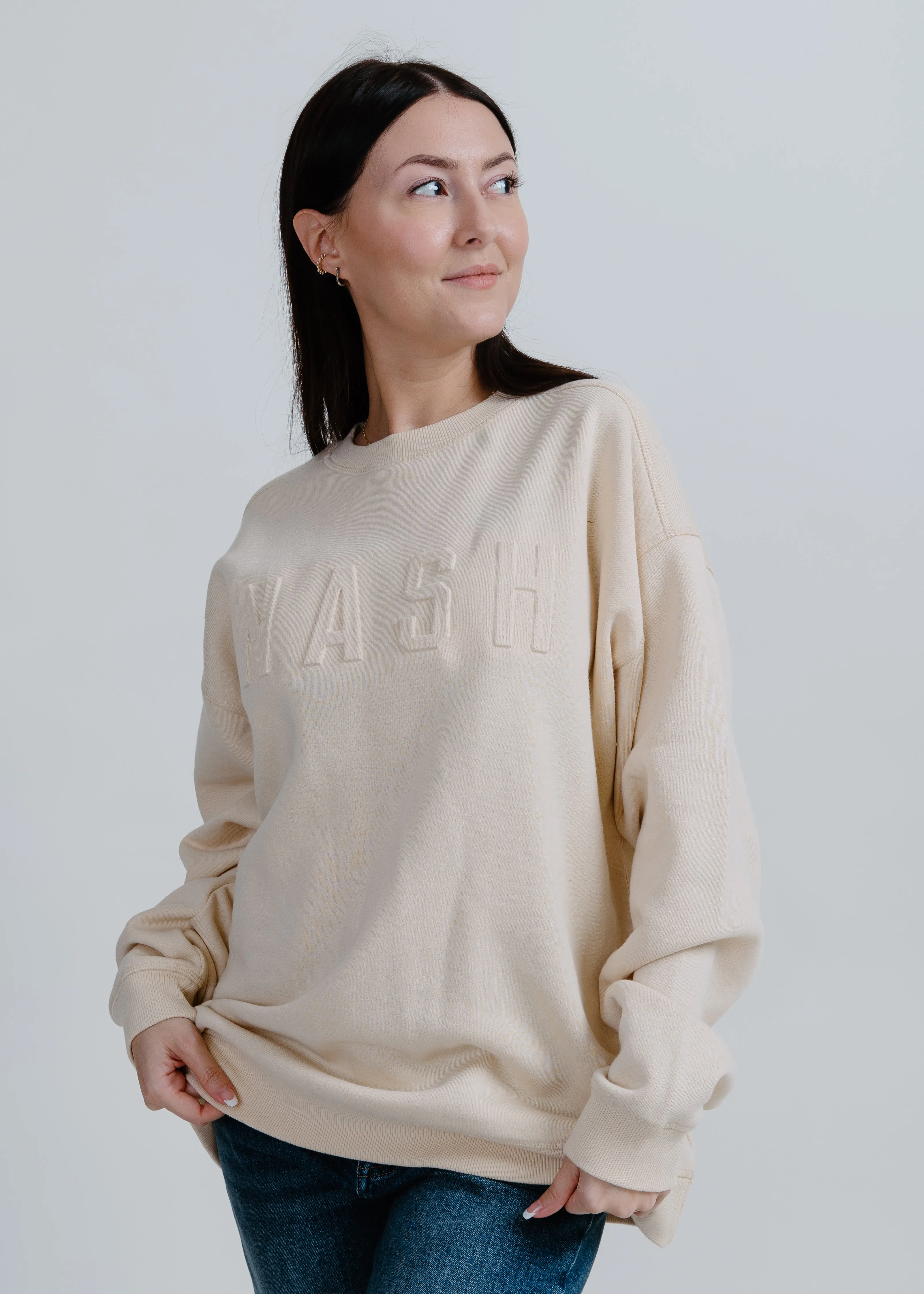 NASH Iconic Crewneck - Light Tan