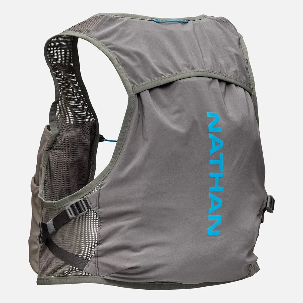Nathan | Pinnacle Breeze 4L Hydration Race Vest | Unisex | Charcoal/Electric Blue