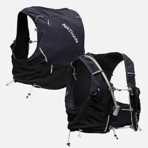 Nathan | Pinnacle Pro 12L Hydration Race Vest | Unisex | Black/Reflective Silver