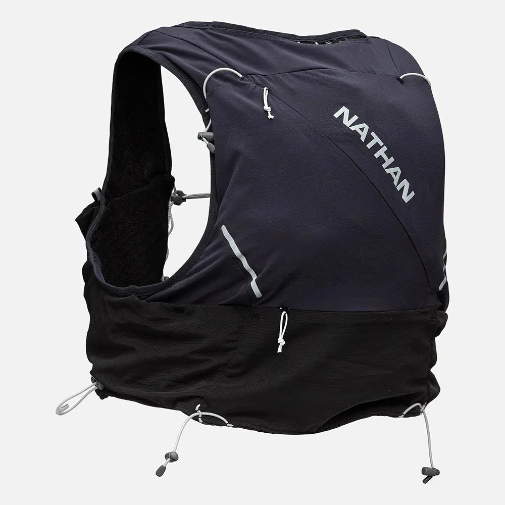 Nathan | Pinnacle Pro 12L Hydration Race Vest | Unisex | Black/Reflective Silver