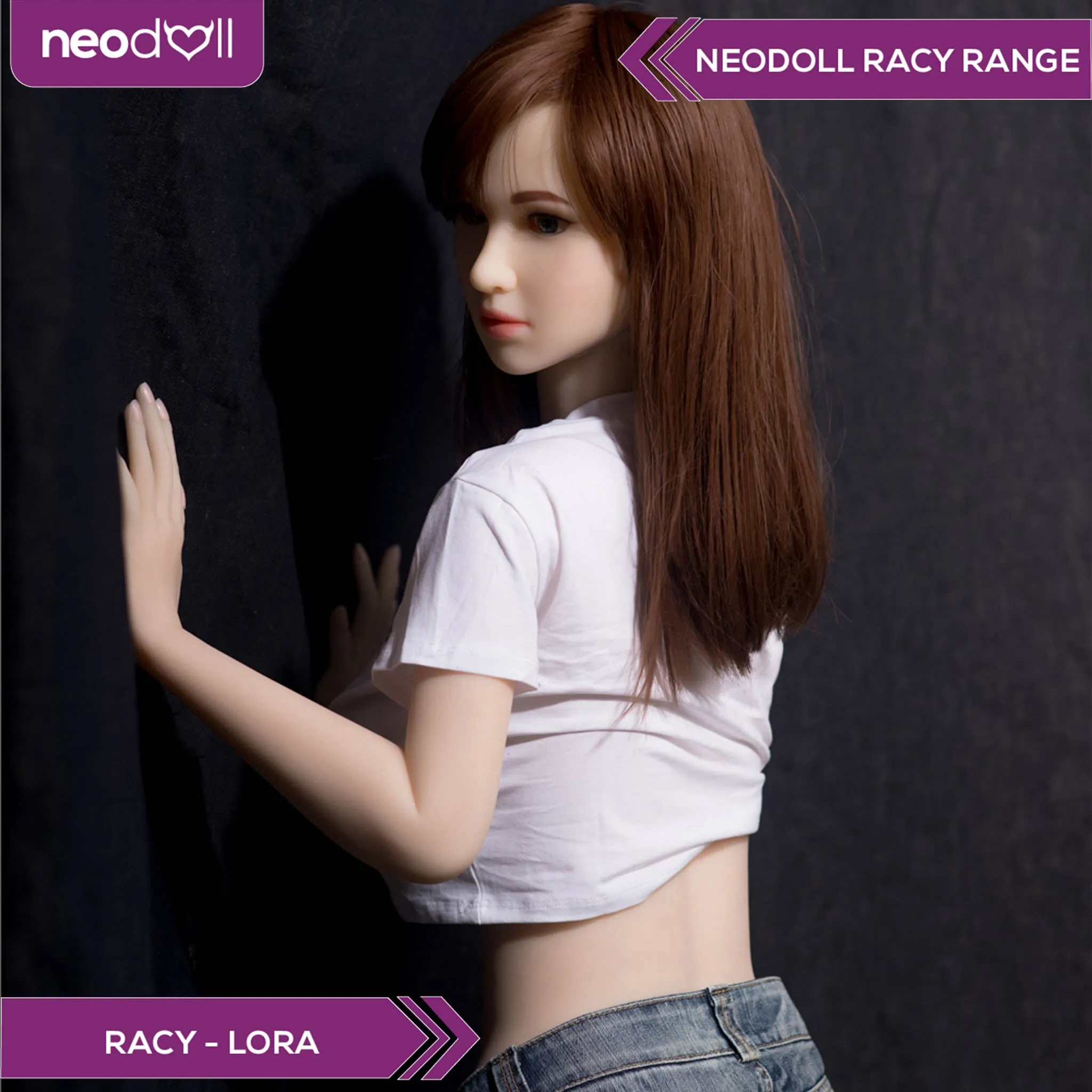 Neodoll Racy Lora - Realistic Sex Doll - 157cm - Light Brown