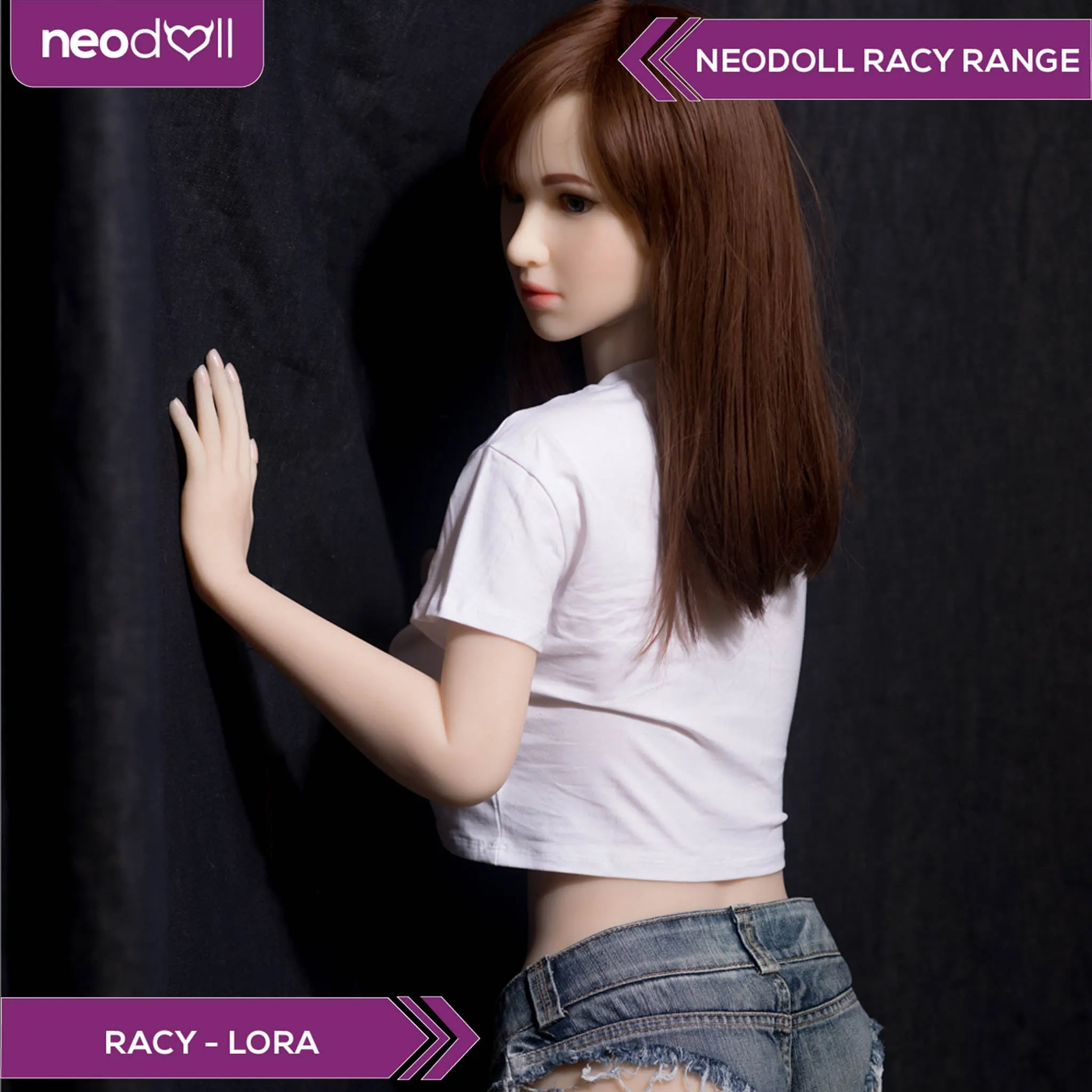 Neodoll Racy Lora - Realistic Sex Doll - 157cm - Light Brown