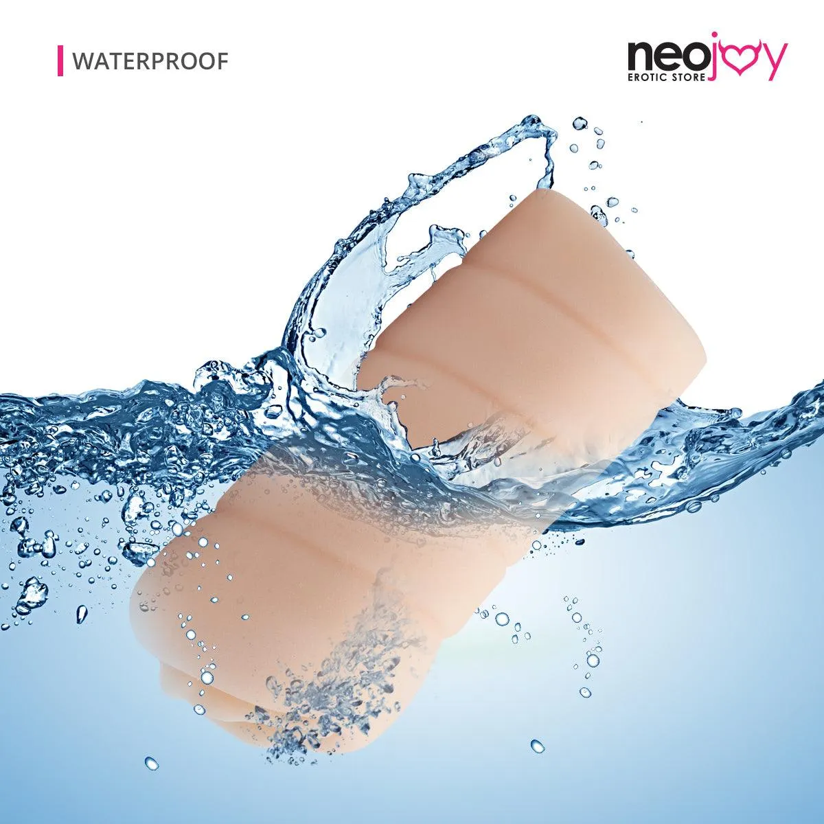 Neojoy Anal Opening Stroker Sex Doll TPE Realistic Vagina & Ass - Flesh - 4.3 inch - 11cm