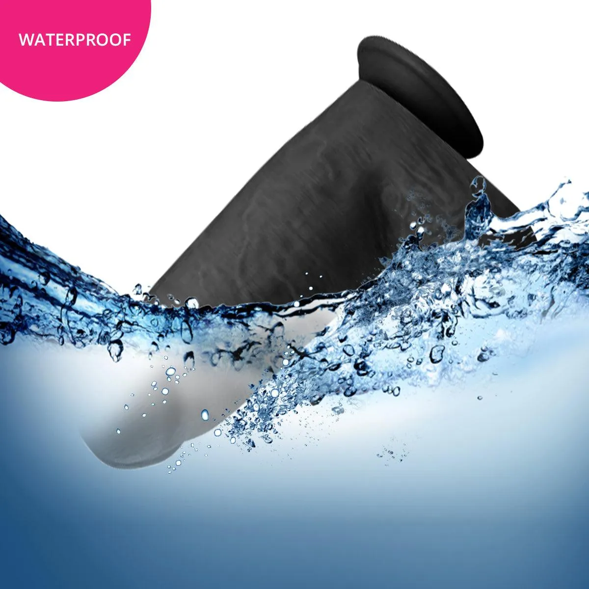 Neojoy Bigger Bad Boy Dildo With Strap-On - Dong Gay Sex Toy - Black - 25.5cm - 10 inch