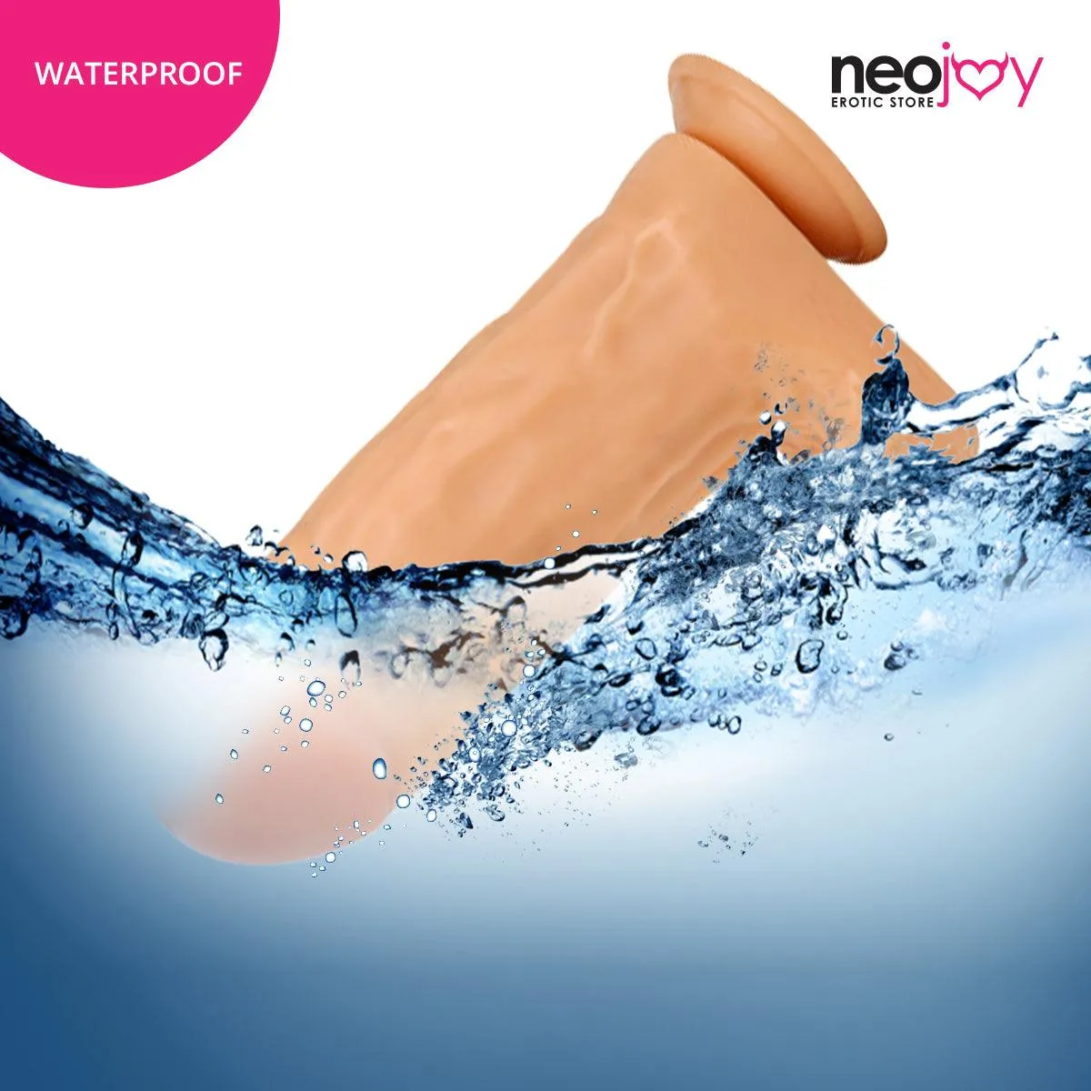 Neojoy - Biggest Bad Boy Dildo With Strap-On Dong Gay - Flesh - 28cm - 11 inch