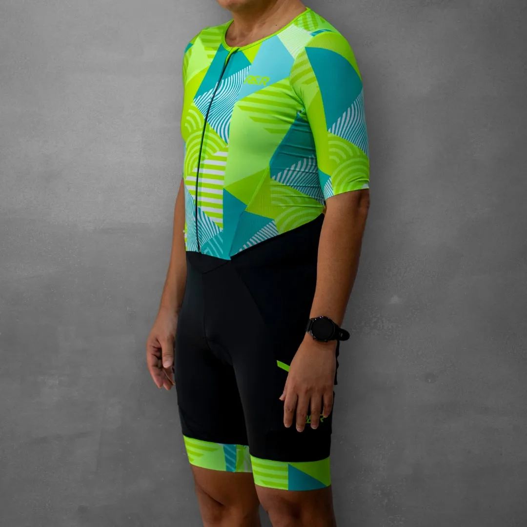 Neon Green Luminous Trisuit