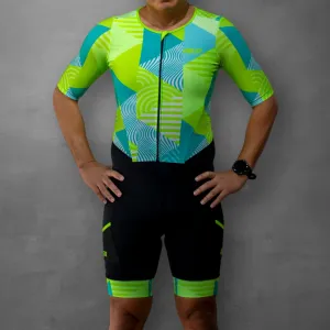 Neon Green Luminous Trisuit