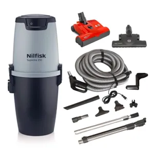 Nilfisk Supreme 250 Central Vacuum with Electric Head Kit