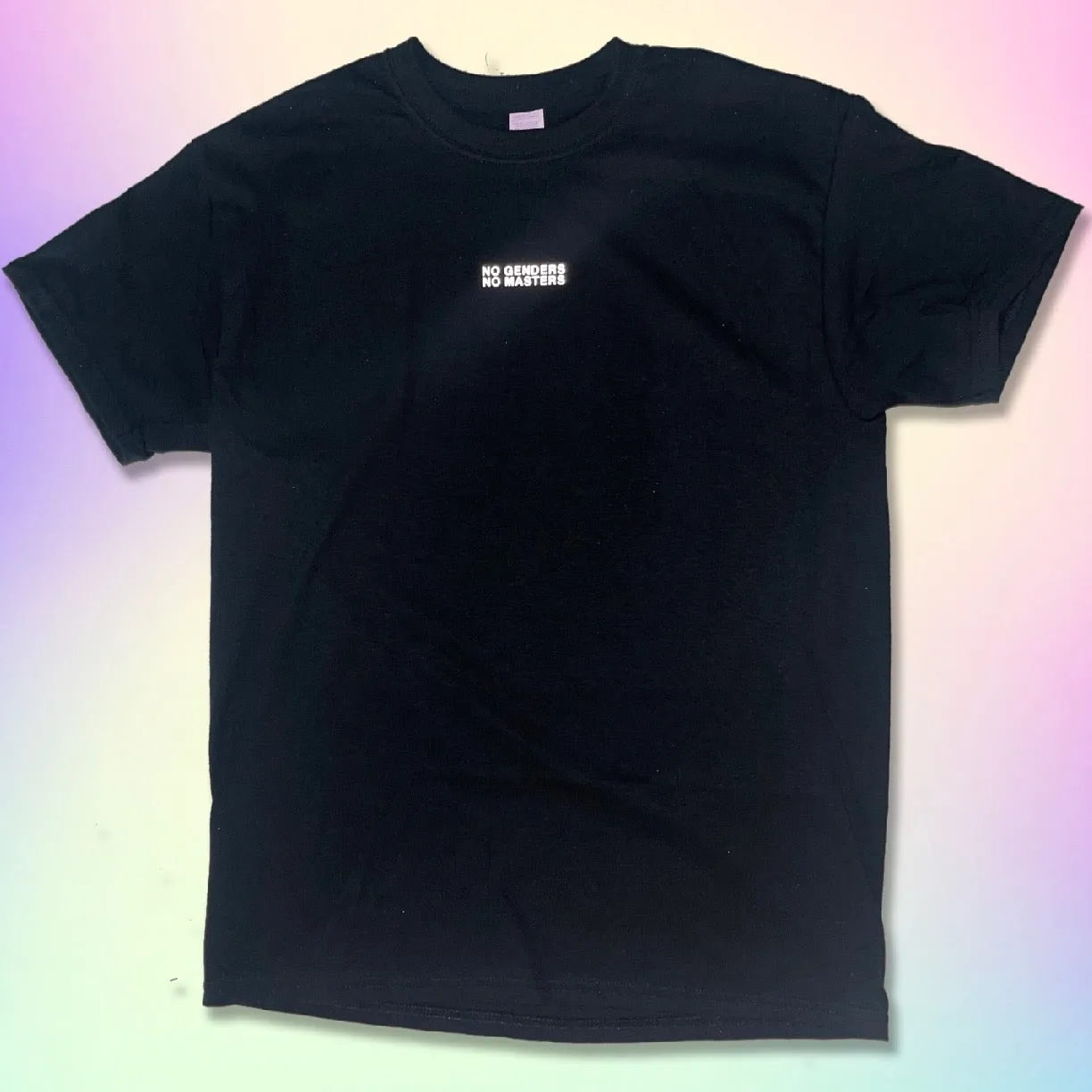 No Genders, No Masters reflective T-shirt