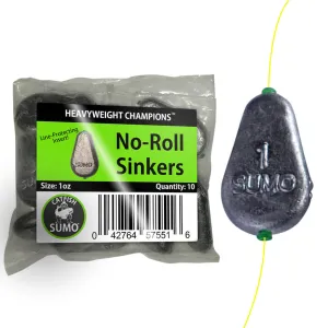 No-Roll Sinker, Premium with Line-Protecting Inserts to Guard Against Damage