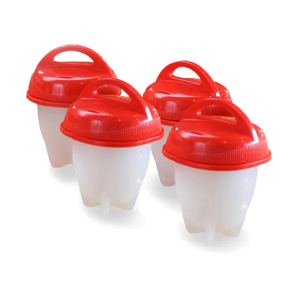 Non-Stick Silicone No-Peel Hard-Boiled Egg & Mini Omelet Pod Cookers