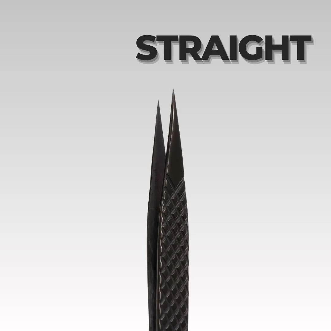 Onyx Volume Lash Tweezers – Straight