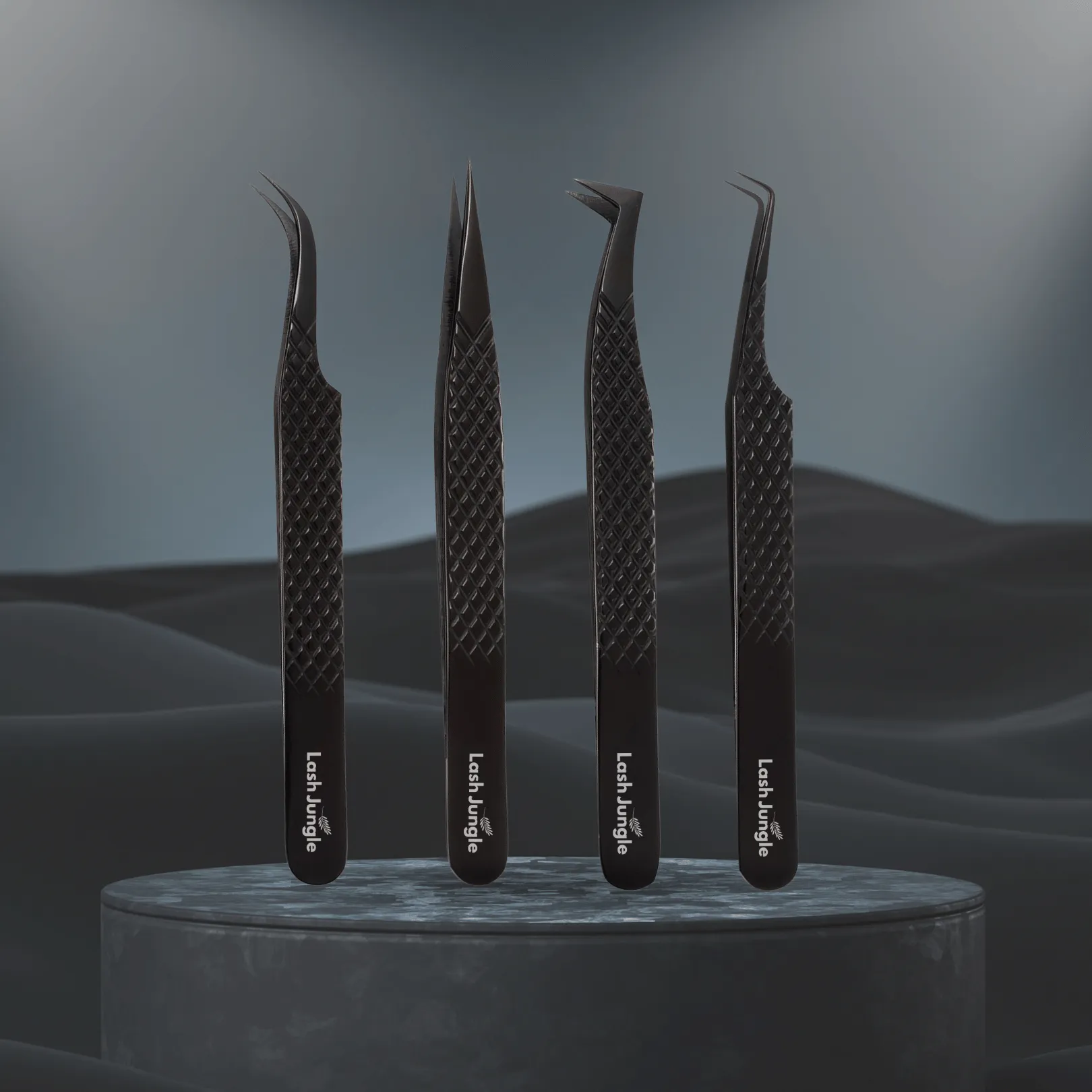 Onyx Volume Lash Tweezers – Straight