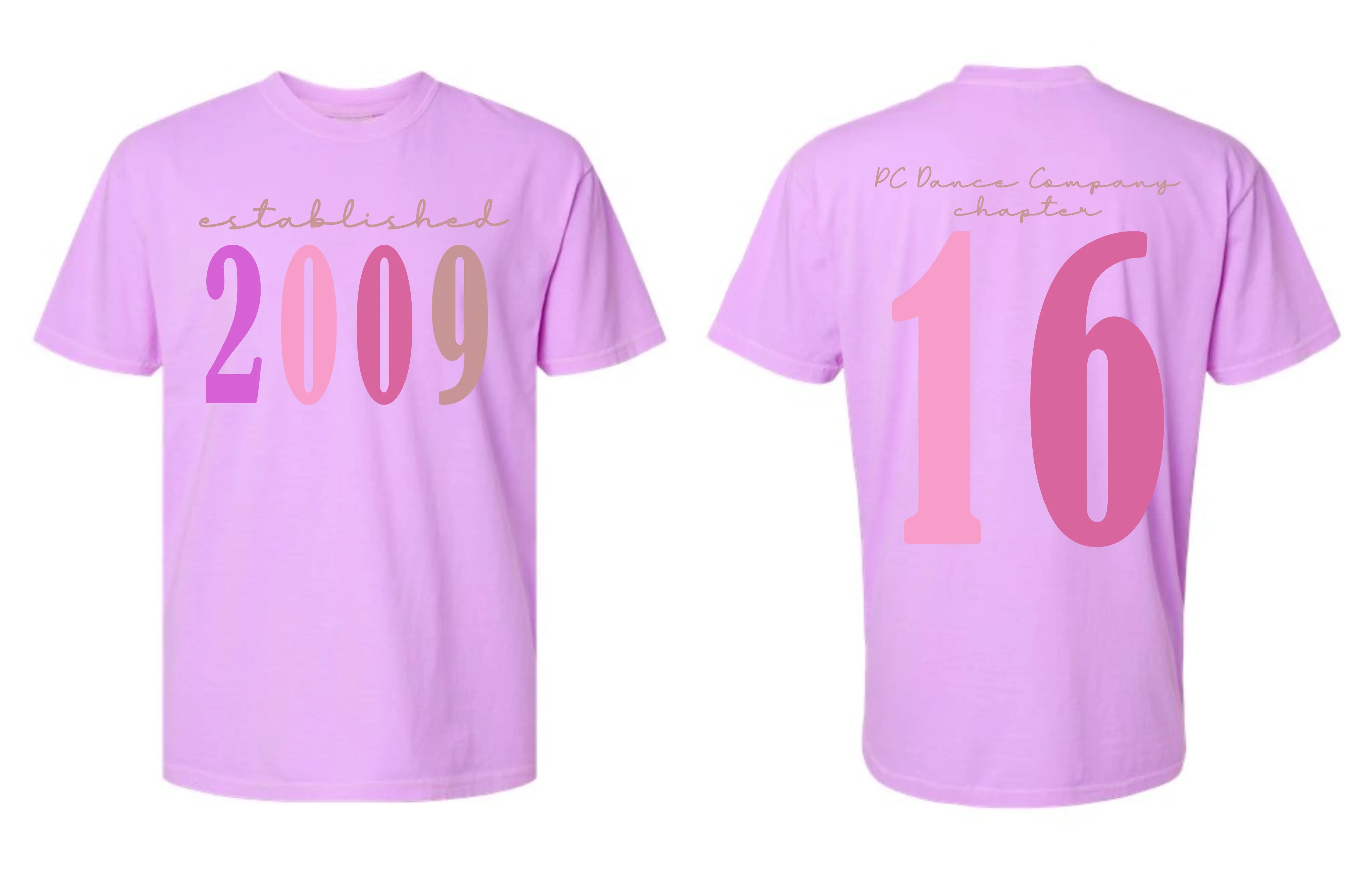 PC Dance Recital Comfort Colors Tee
