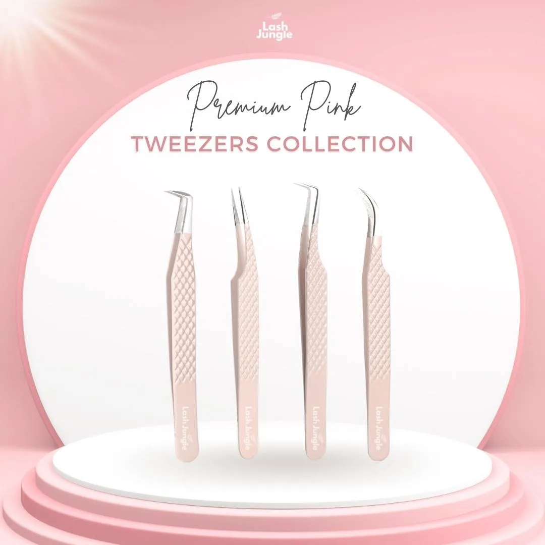 Pink Volume Lash Tweezers – Boot