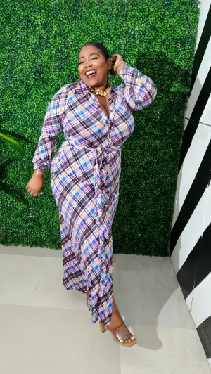 Plaid About You Maxi