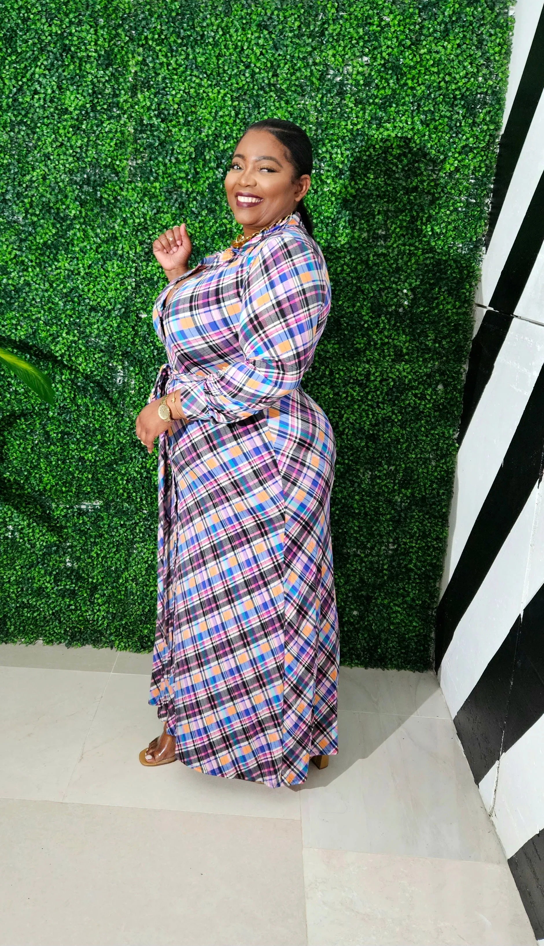 Plaid About You Maxi